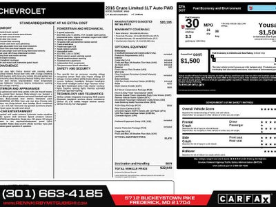 2016 Chevrolet Cruze LT