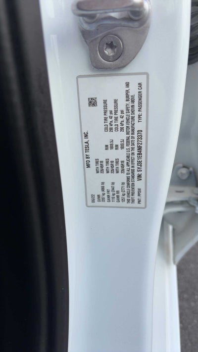 2022 Tesla Model 3 Long Range
