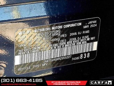 2024 Mitsubishi Outlander Plug-In Hybrid SE