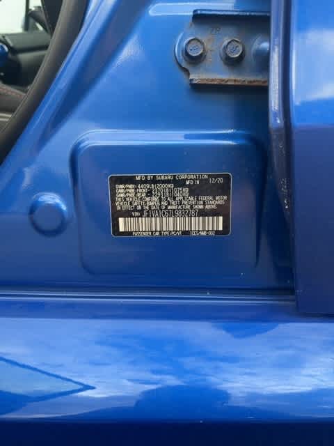 2020 Subaru WRX Premium