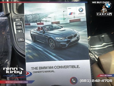 2016 BMW M4 Convertible 2dr Conv